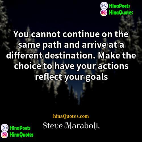 Steve Maraboli Quotes | You cannot continue on the same path
